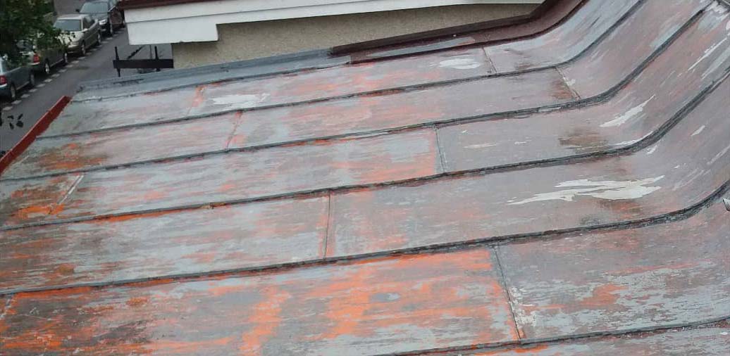 Před opravou: Oprava střechy